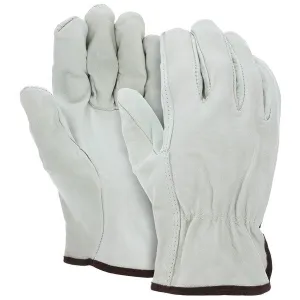 32013M MCR Safety CV Grade, Cowhide Drivers Gloves, Medium, Leather, Beige