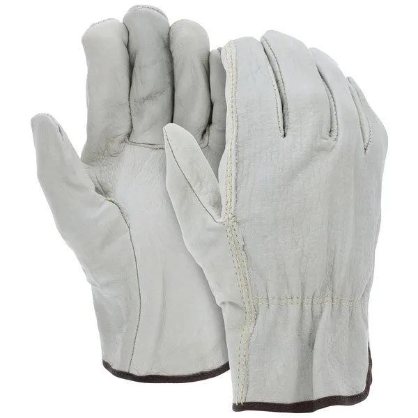 3202M MCR Safety CV Grade, Cowhide Drivers Gloves, Medium, Leather, Beige