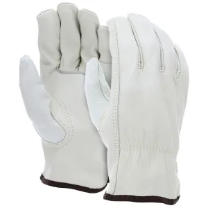 32113S MCR Safety CV Grade, Cowhide Drivers Gloves, Small, Leather, Beige