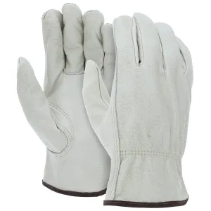 3215XL MCR Safety CV Grade, Cowhide Drivers Gloves, X-Large, Leather, Beige