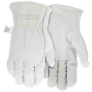 3224XL MCR Safety Road Hustler Drivers Gloves, X-Large, Leather, Beige