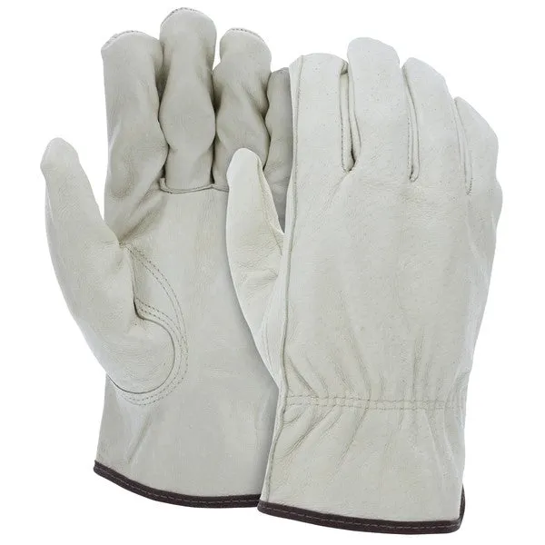 3401XXXXL MCR Safety Select Grade, Pigskin Drivers Gloves, 4X-Large, Leather