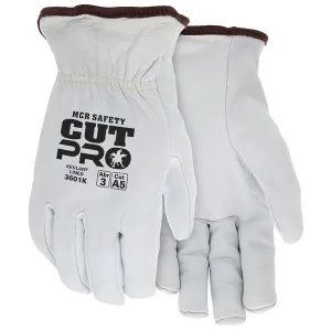 3601KS MCR Safety DuPont® Drivers Gloves, Small, Leather, White