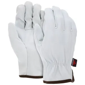 3603XL MCR Safety Goatskin Drivers Gloves, X-Large, Leather, White