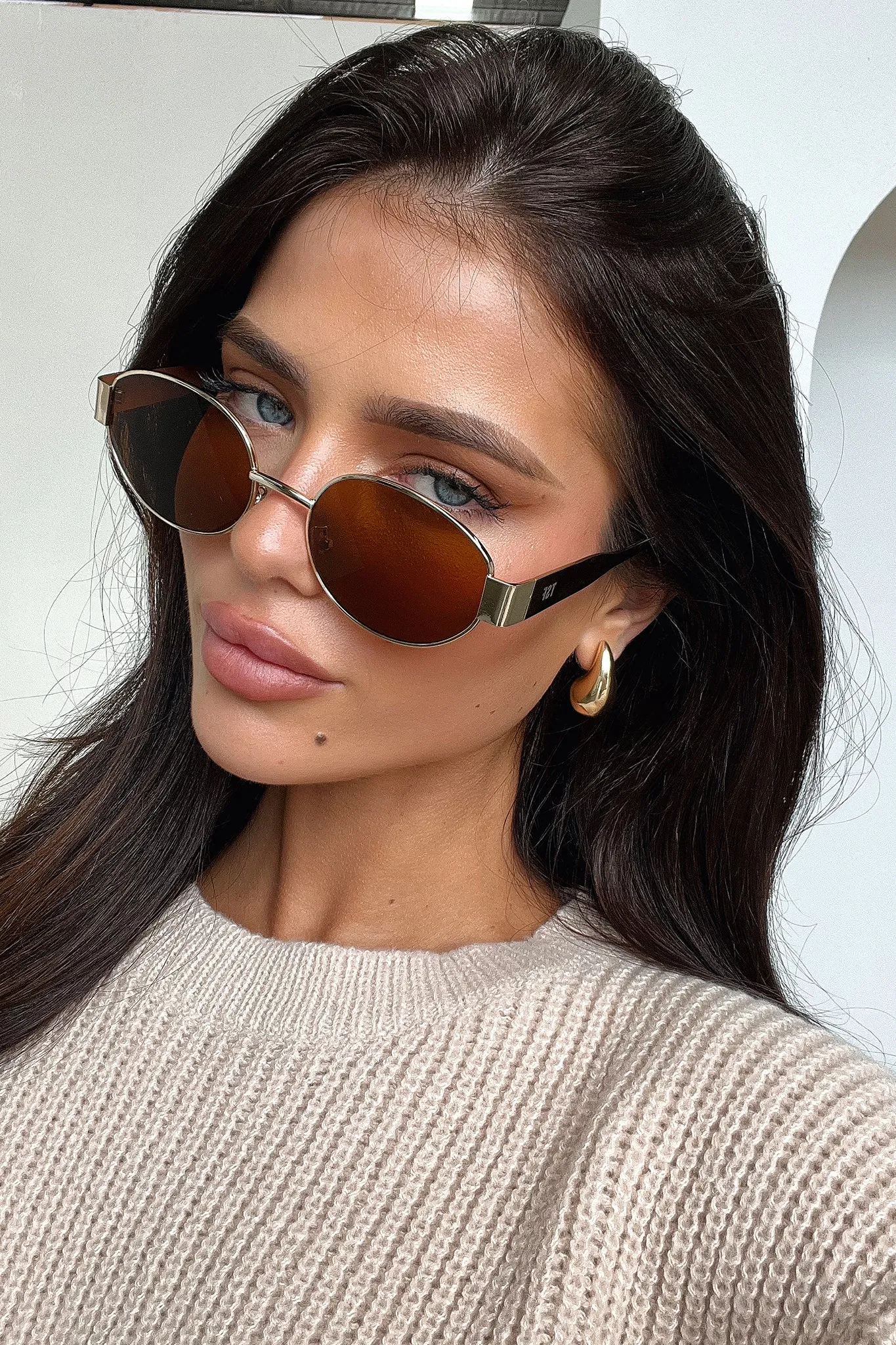 Adonis Sunglasses - Gold/Brown