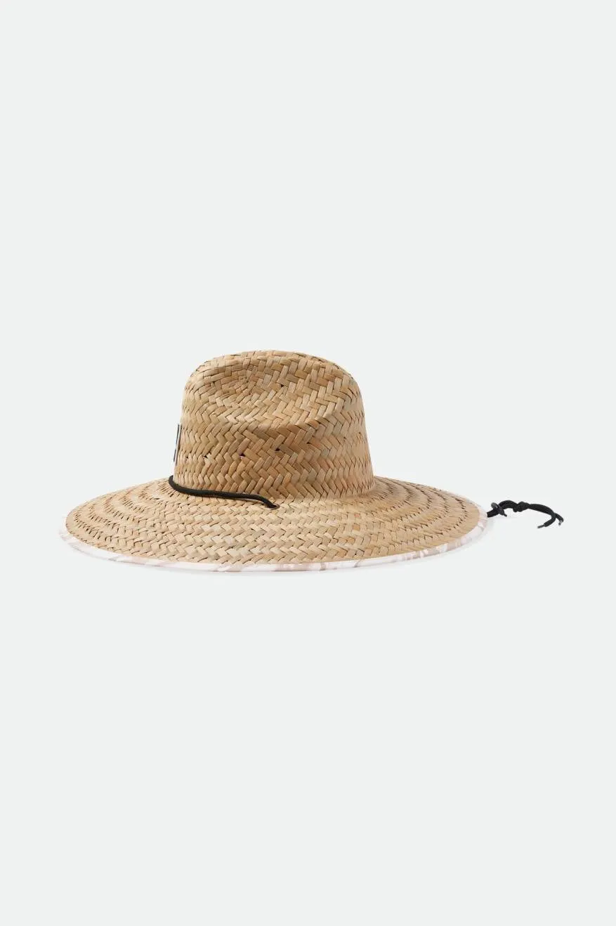 Alpha Square Lifeguard Hat - Toffee/Off White