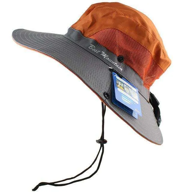 Best Mountain Waterproof UPF 50   Bucket Hat with Ponytail Slot