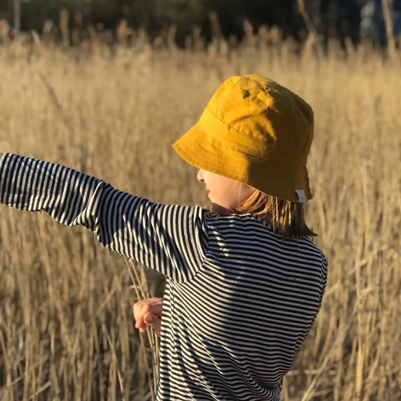 Bucket Hat in 100% Organic Cotton (Newborn-6y )