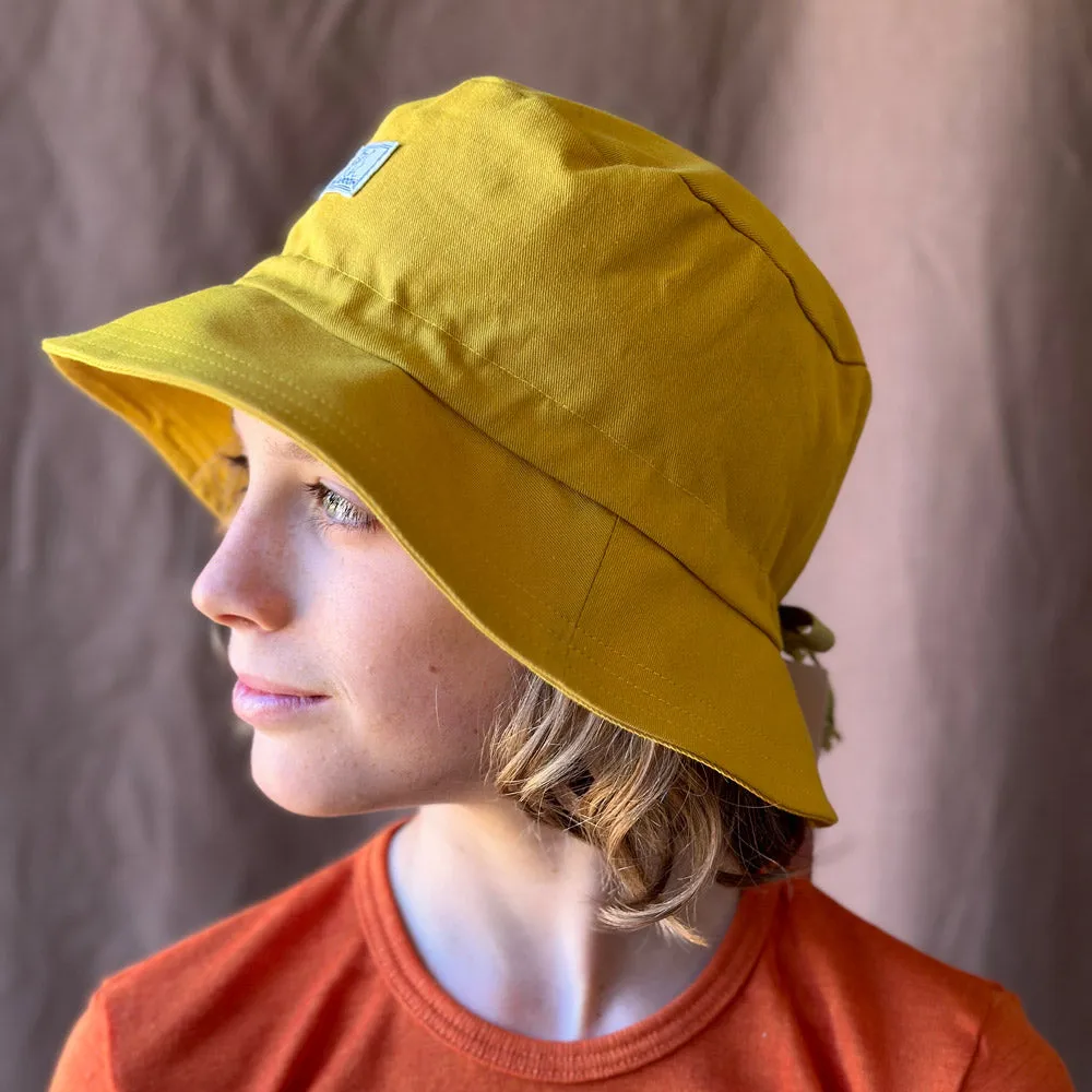 Bucket Hat in 100% Organic Cotton - UV60  (9m-8y )