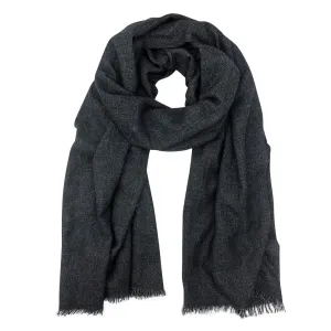 Cashmere Scarf | Black Handloom