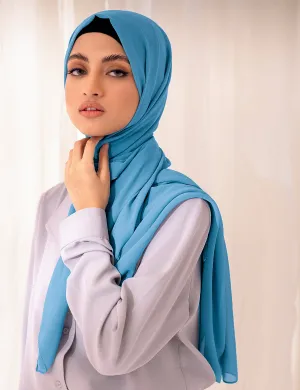 Chiffon Bubble - Ottoman Blue