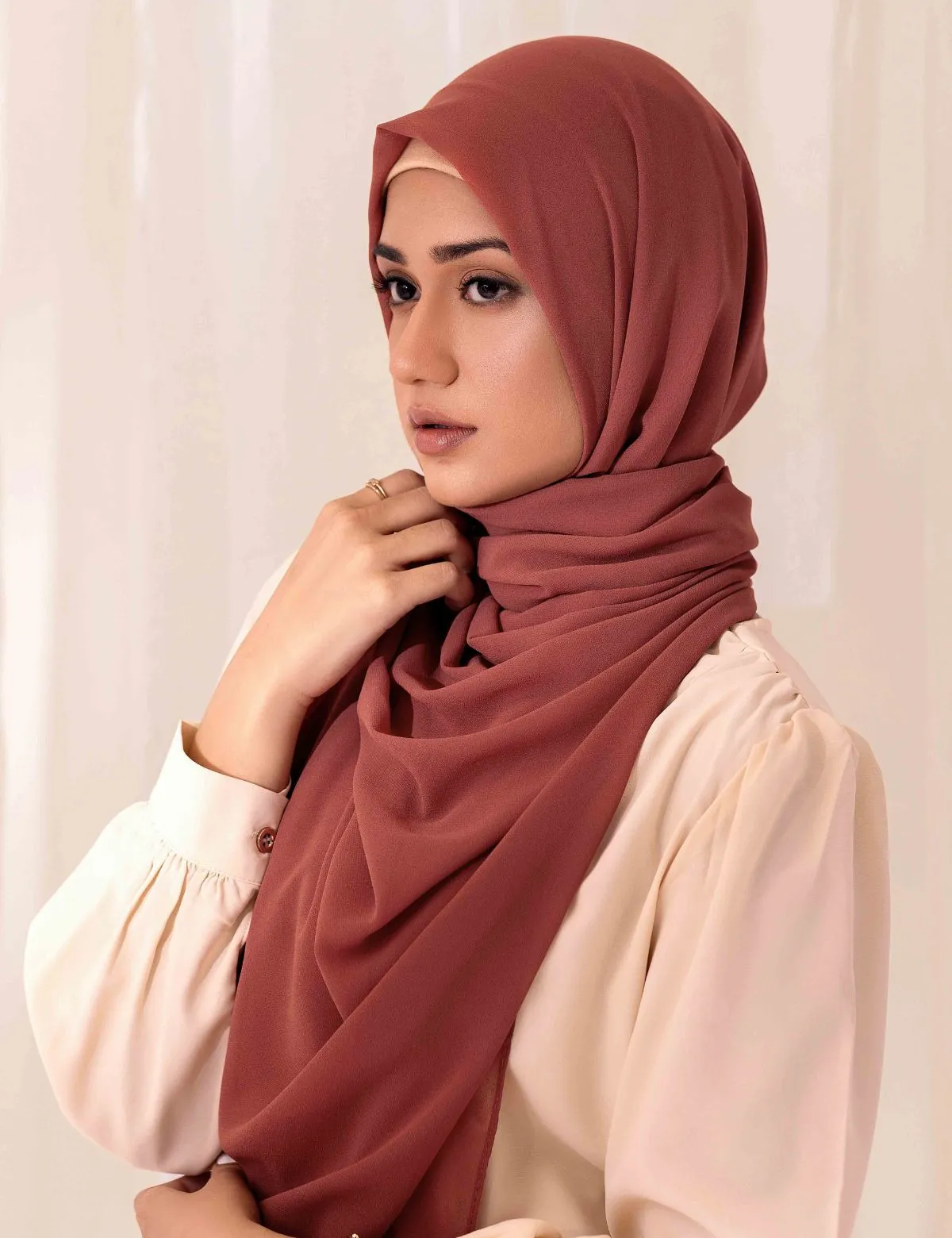 Chiffon Bubble - Rosewood