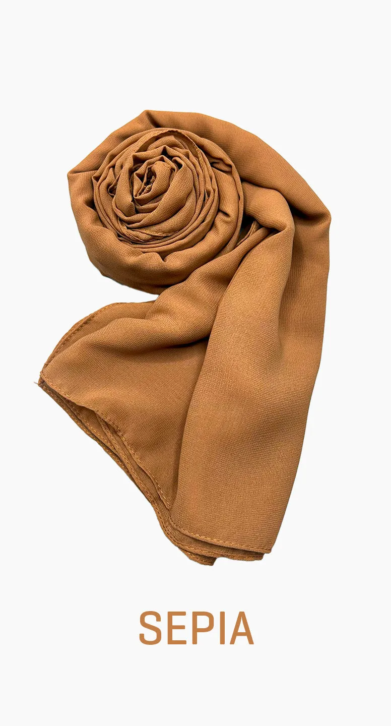 Chiffon Square satin scarf - amiiraa