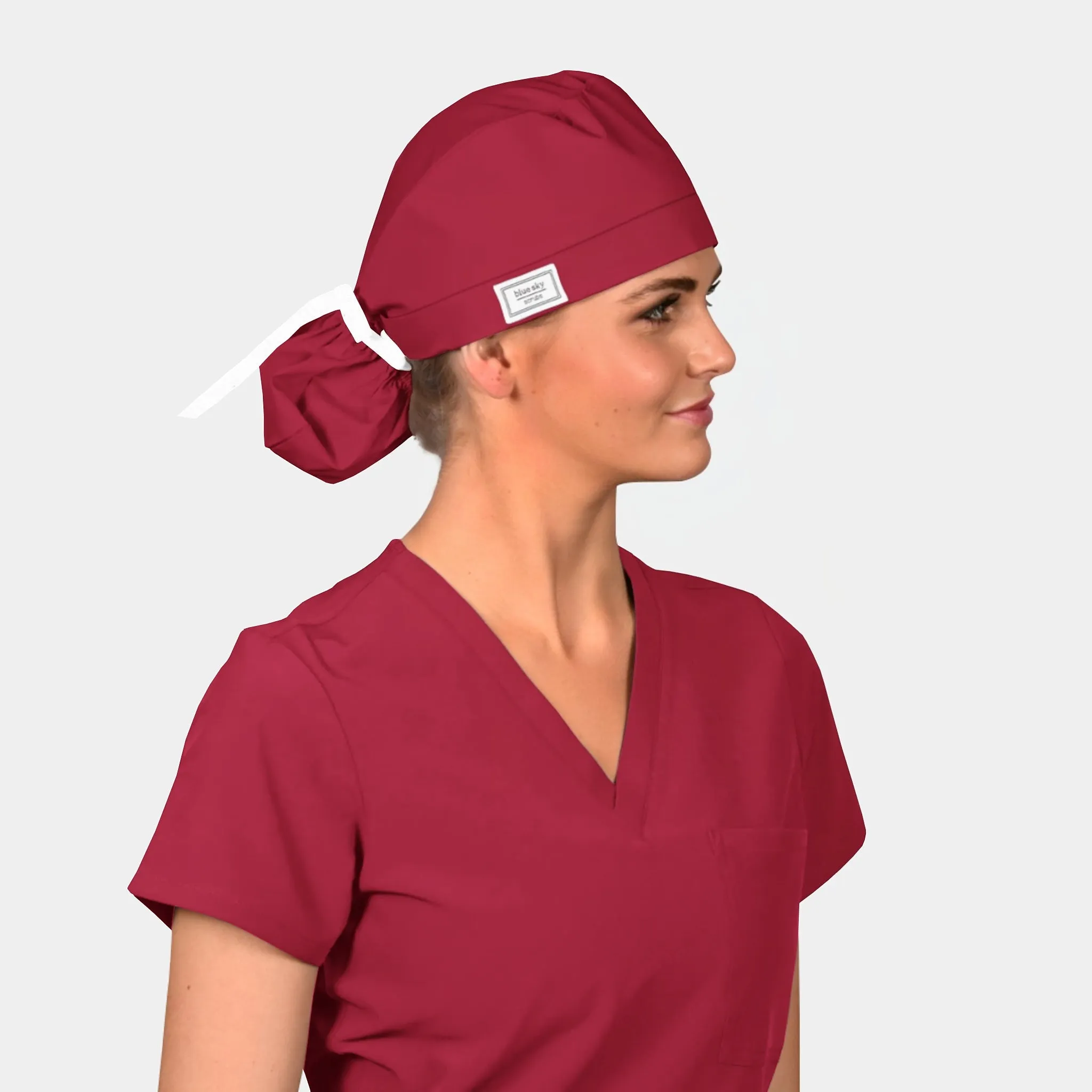 Crimson - Splendid Surgical Scrub Caps