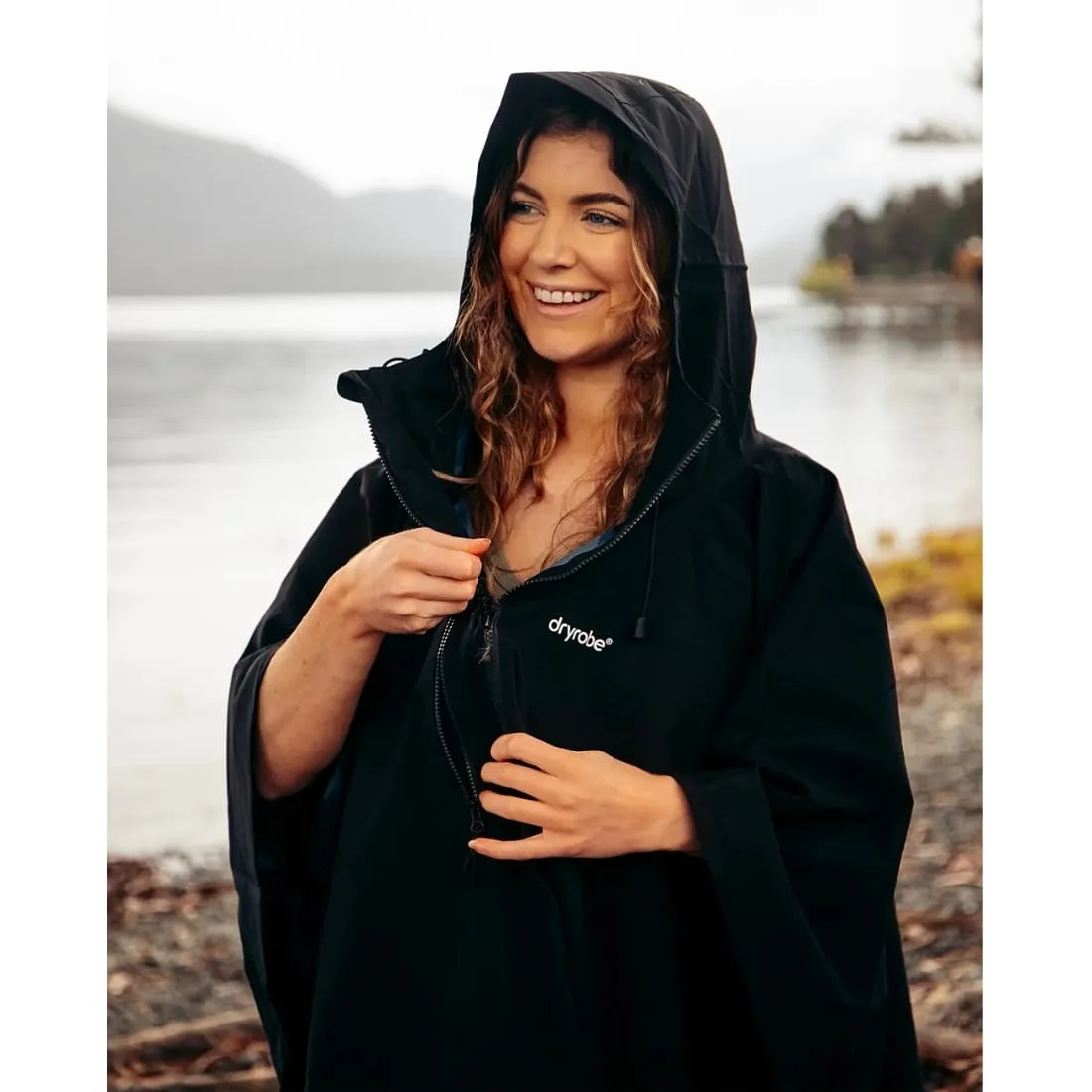 Dryrobe Waterproof Poncho - Black