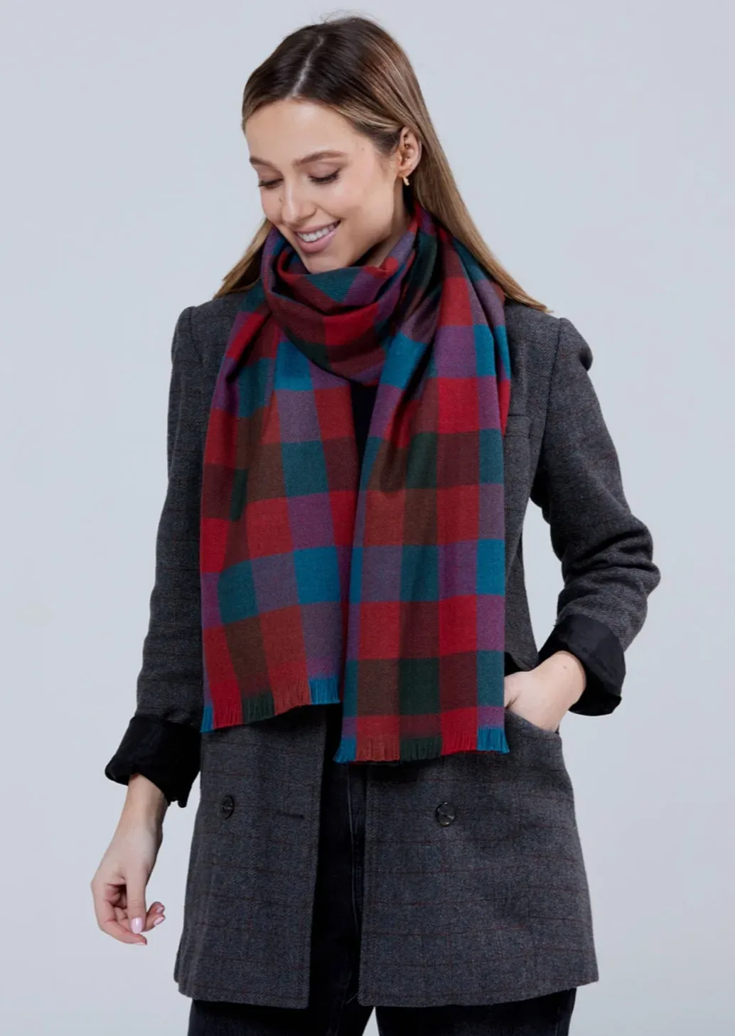 Foxford Giant Merino Scarf | Heritage Check