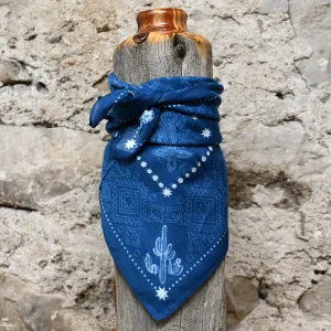 Fringe Scarves Banditos Bandana in Navy