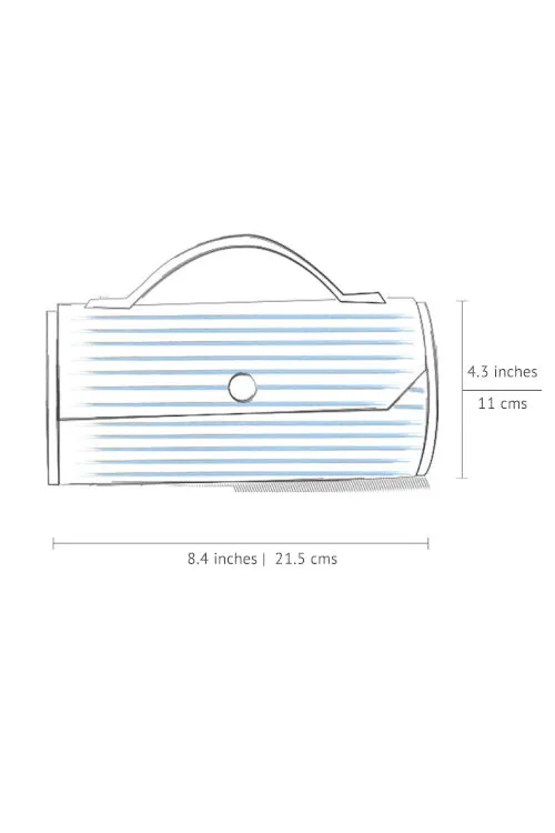 Frost Night Round Clutch -Changeable Sleeve Set