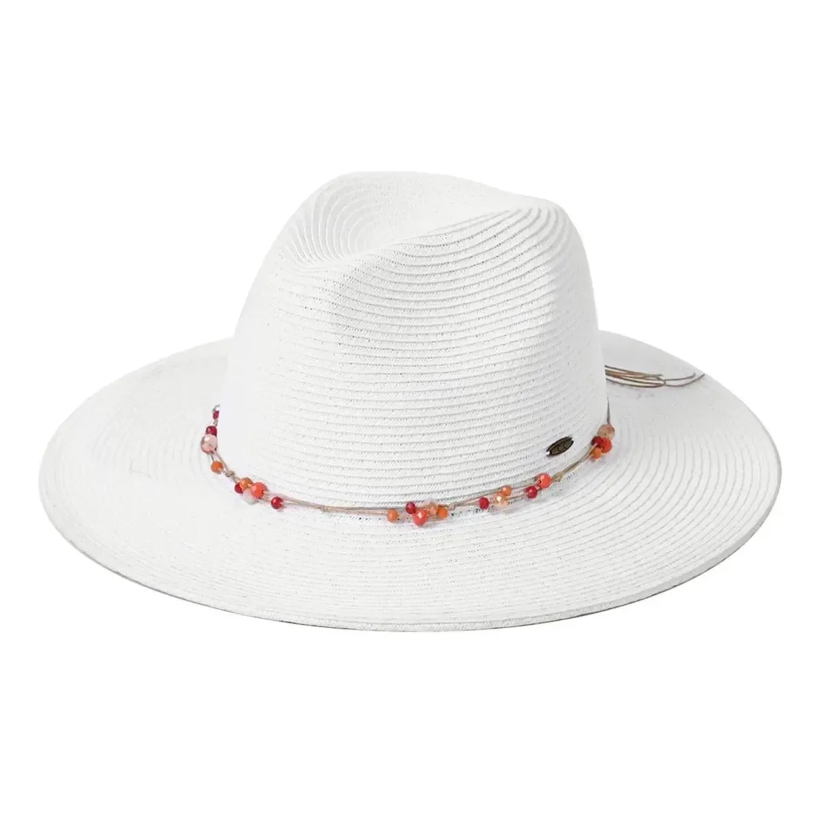 Glass Bead Panama Hat