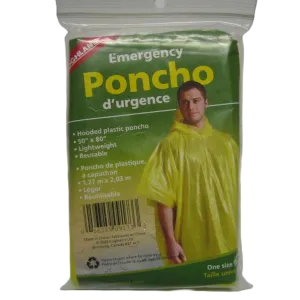 Hooded Plastic Ponchos