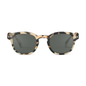 IZIPIZI Rounded-Edge Square Sunglasses #C - Light Tortoise