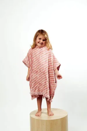 Kids Beach/Bath Bamboo Poncho - Clay