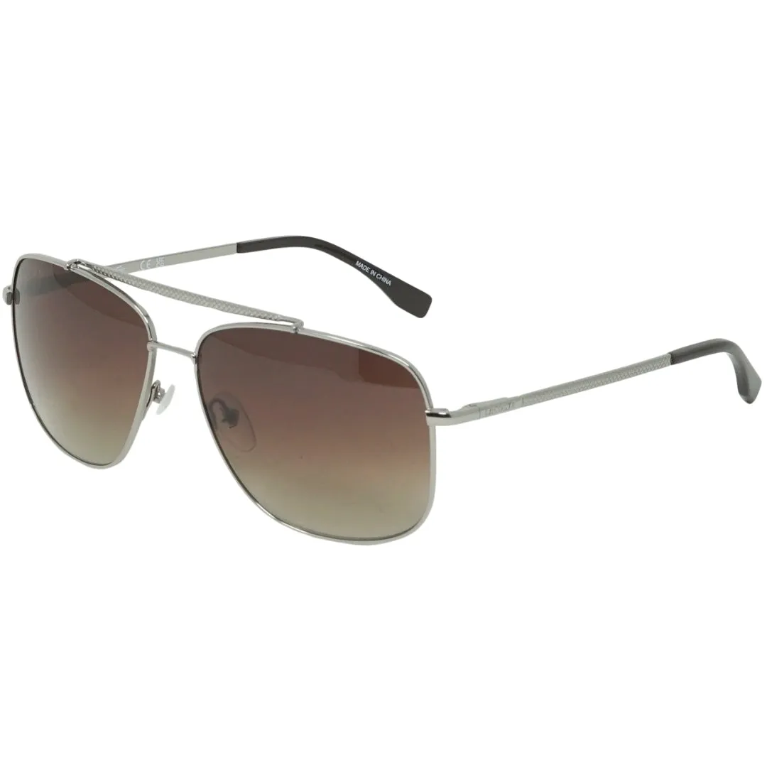 Lacoste L188S 035 Silver Sunglasses