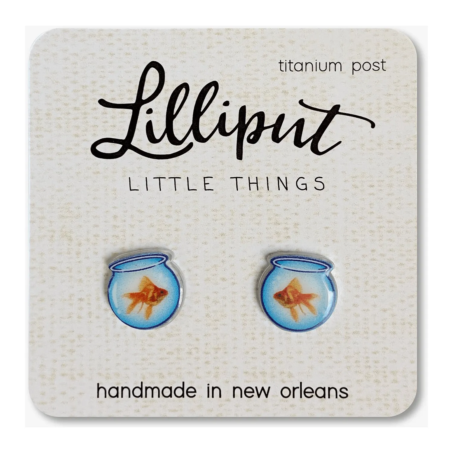 Lilliput Little Things Fishbowl Earrings