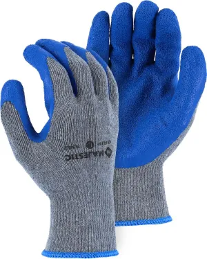 Majestic 3382 M-Safe Grip with Wrinkled Latex Palm on Cotton/Poly Liner Gloves (One Dozen)