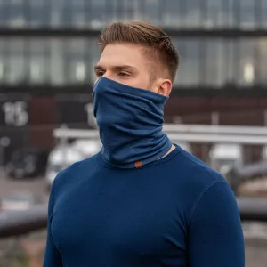 Men's Merino Neck Gaiter Denim