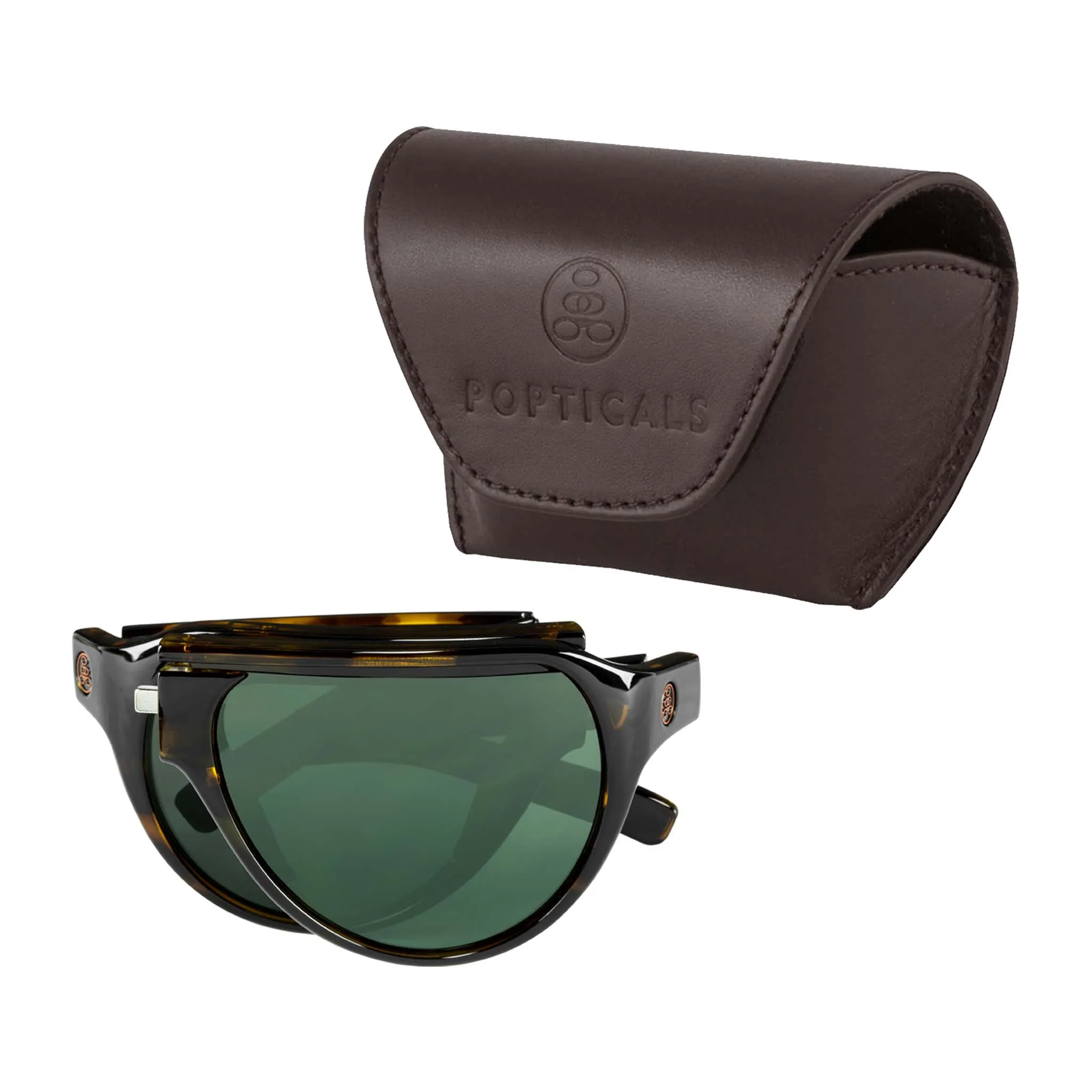 POPAIR | Polarized, Gloss Tortoise, Green Lens