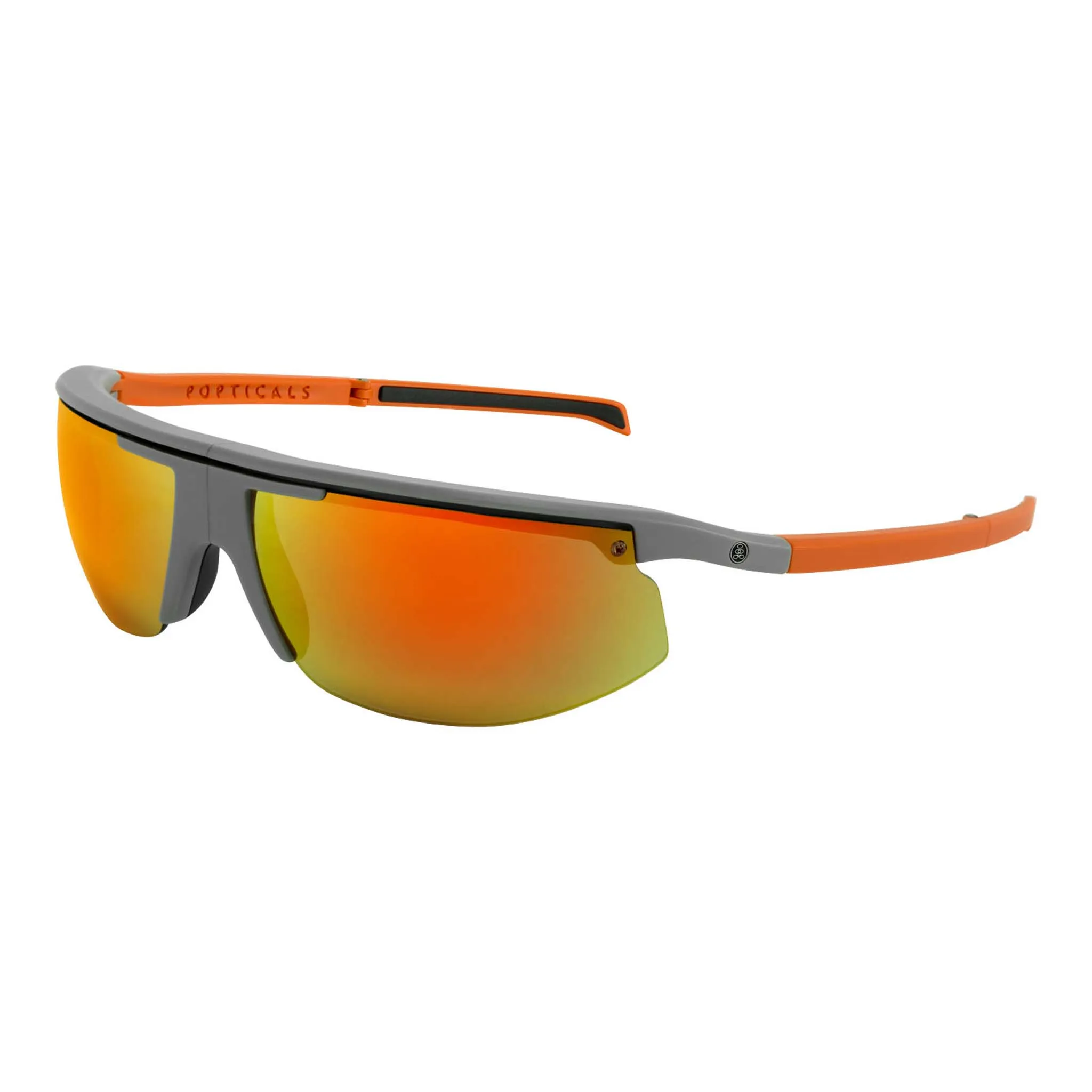 POPSTAR | Polarized, Matte Gray/Orange, Orange Mirror