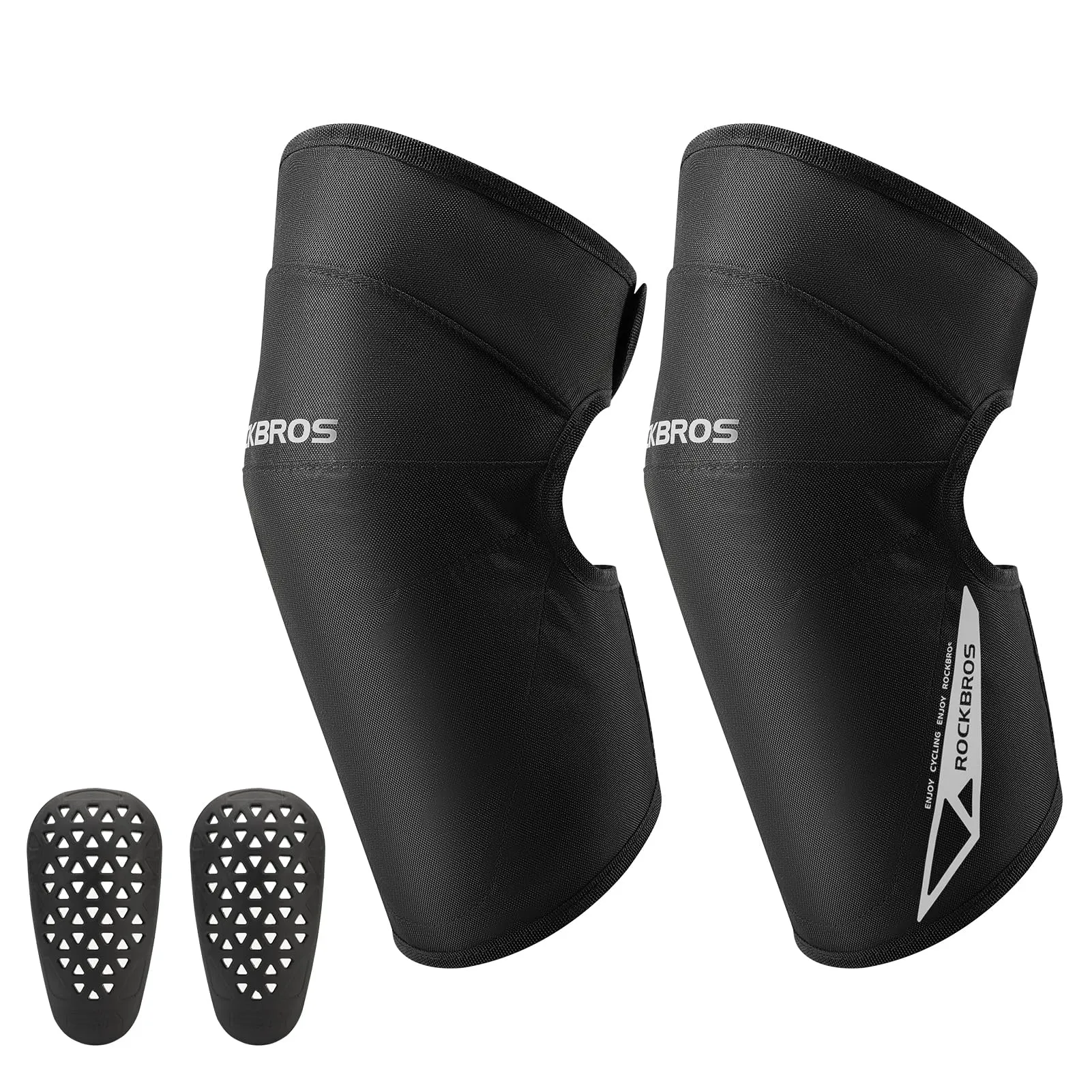 ROCKBROS Motorcycle Knee Pad Winter Leg Warmer with EVA Protector, Windproof for Skiing