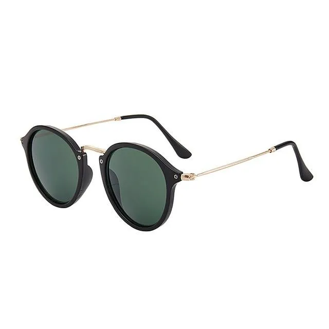 Round Vintage Sunglasses for Women Fashionable Women Sunglasses