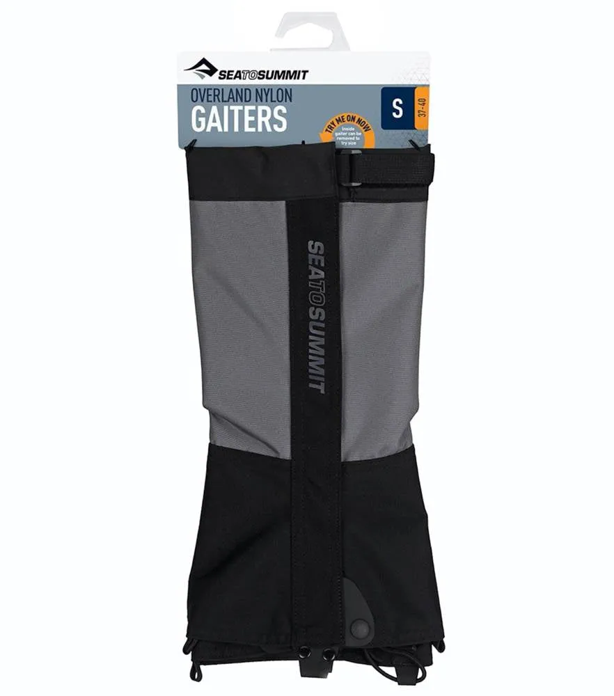 Sea To Summit Overland Gaiters - Grey/Black