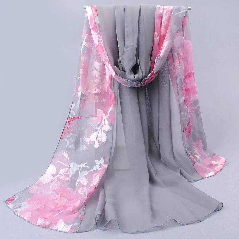 shawls and scarves dots hot women fashion style spring autumn gentlewomen silk burnt out raw women's scarves multicolor