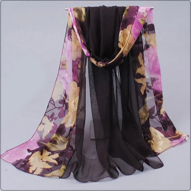 shawls and scarves dots hot women fashion style spring autumn gentlewomen silk burnt out raw women's scarves multicolor