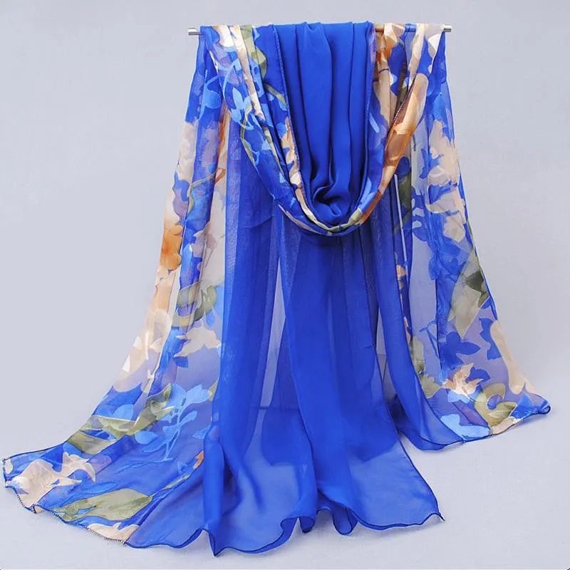 shawls and scarves dots hot women fashion style spring autumn gentlewomen silk burnt out raw women's scarves multicolor