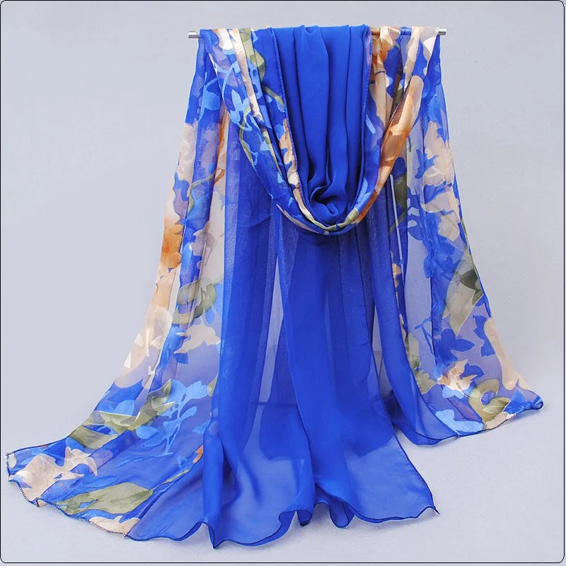 shawls and scarves dots hot women fashion style spring autumn gentlewomen silk burnt out raw women's scarves multicolor