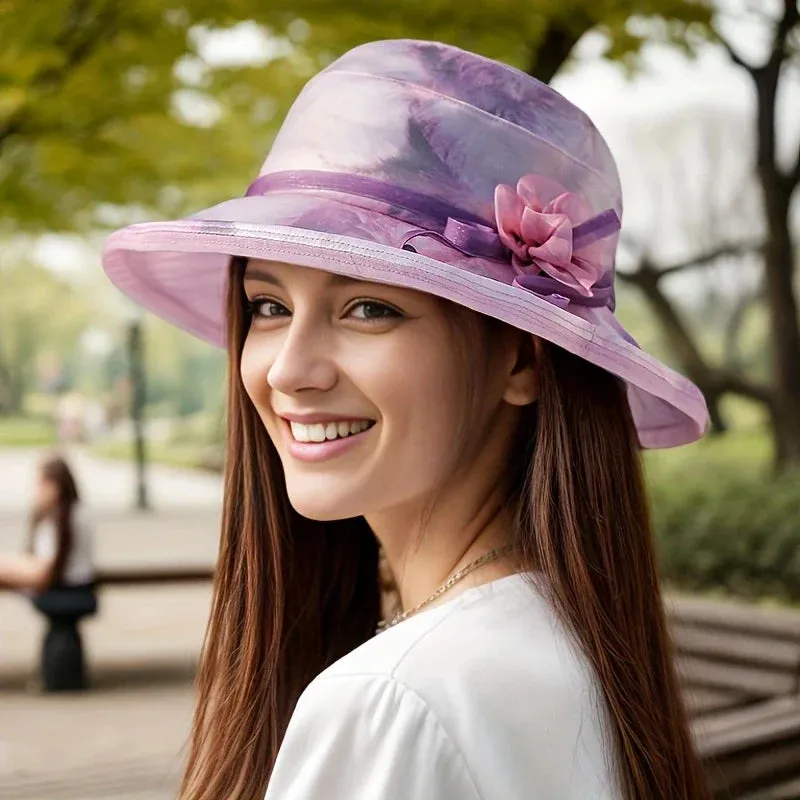 Silk Summer Sun Hat UV Resistant