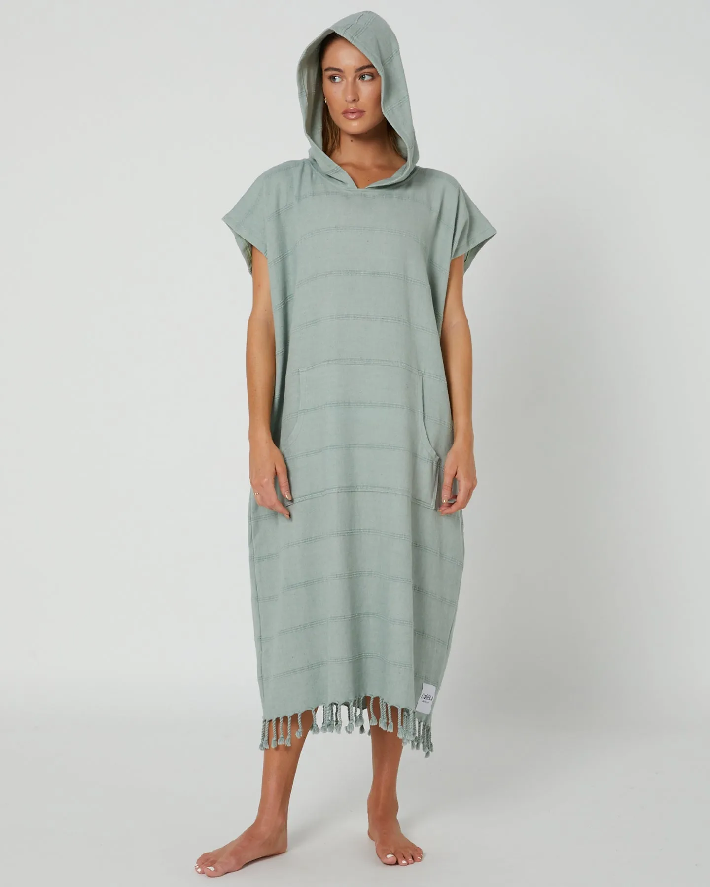 Surf Poncho/Hooded Towel - Green