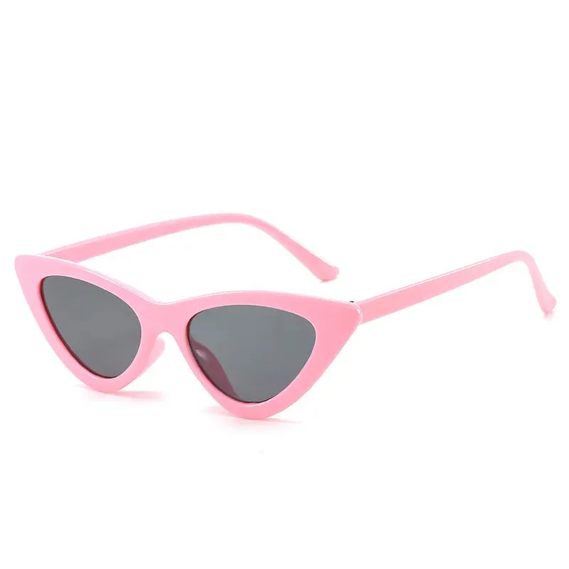 Triangle Small Frame Sunglasses European And American Fashionable Cat Eye Sunshade Sunglasses Fashionable Small Frame Glasses