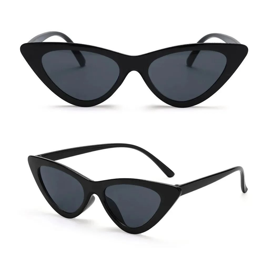 Triangle Small Frame Sunglasses European And American Fashionable Cat Eye Sunshade Sunglasses Fashionable Small Frame Glasses