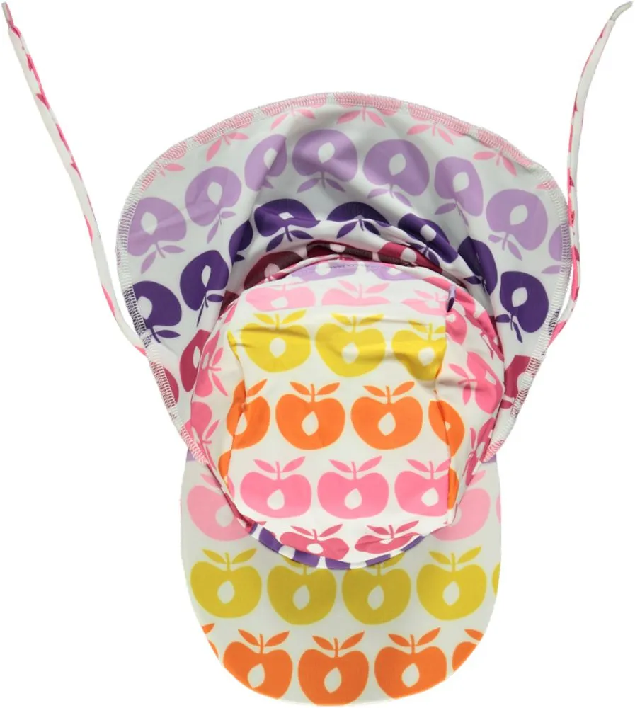 UV50 Swimwear Hat, Mini Retro Apples