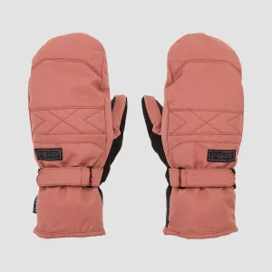 Volcom Peep Gore-Tex Snow Mitts Earth Pink - Womens