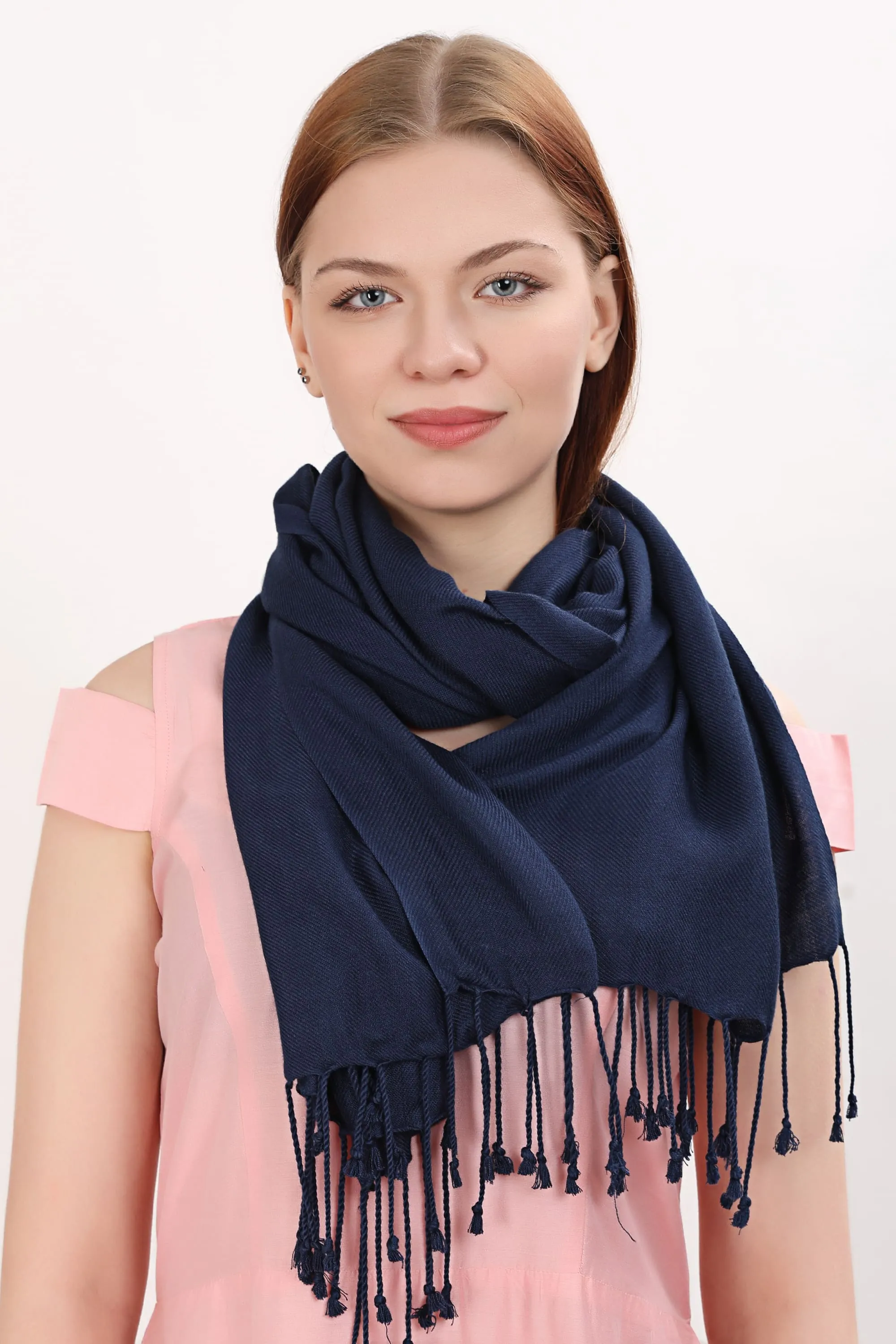 Women scarf shawl Blue sun protection casual