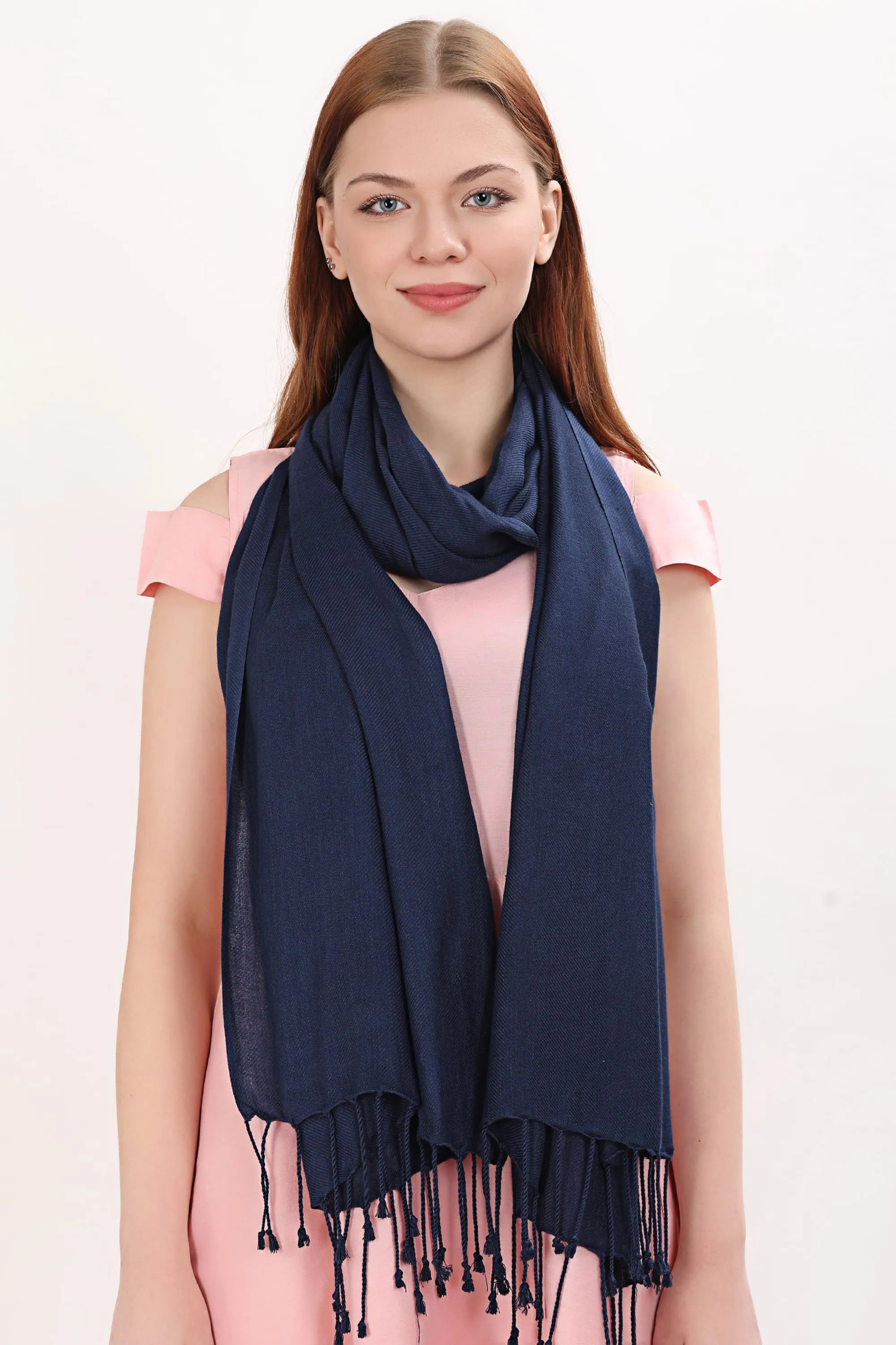 Women scarf shawl Blue sun protection casual