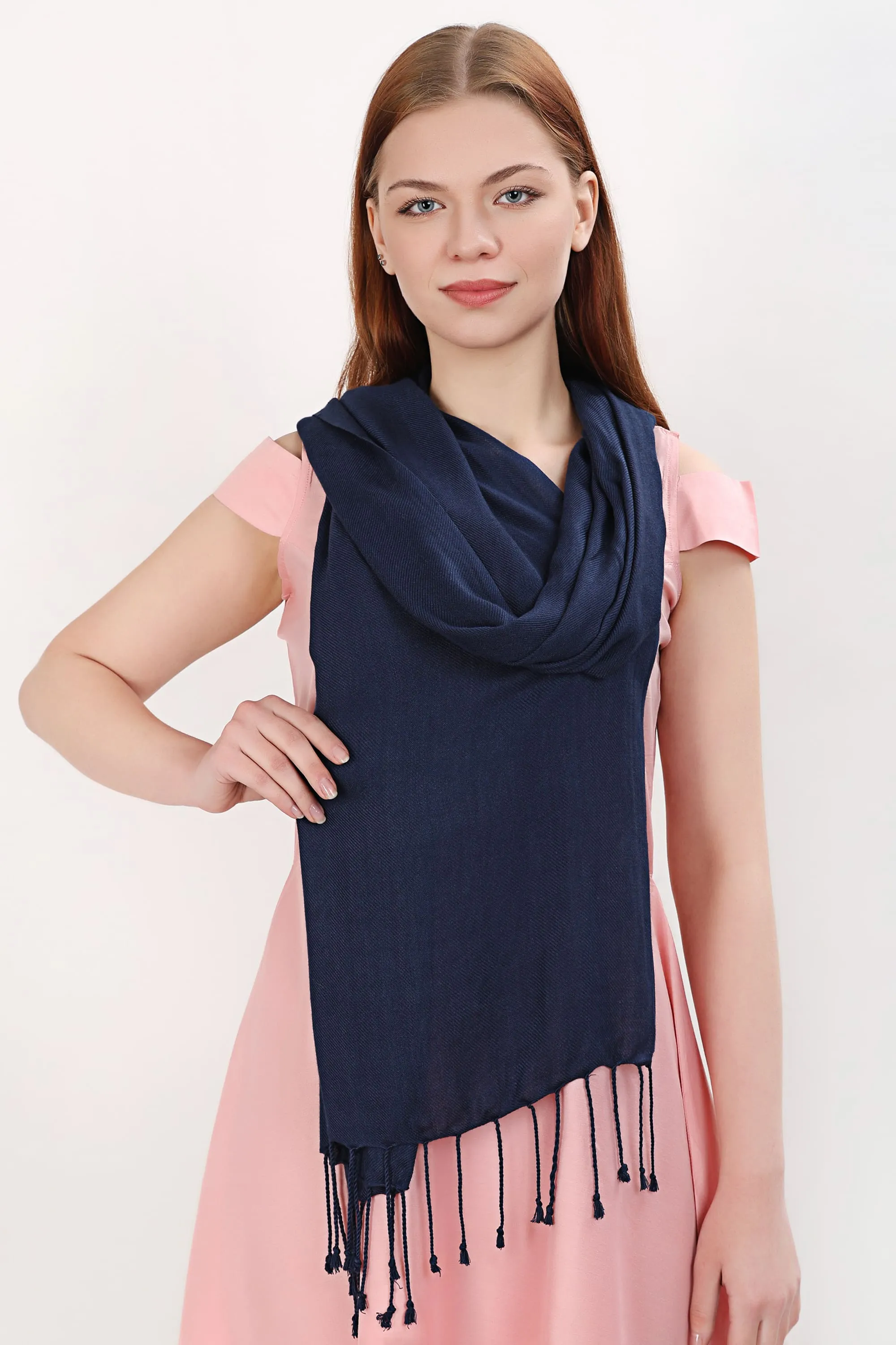 Women scarf shawl Blue sun protection casual