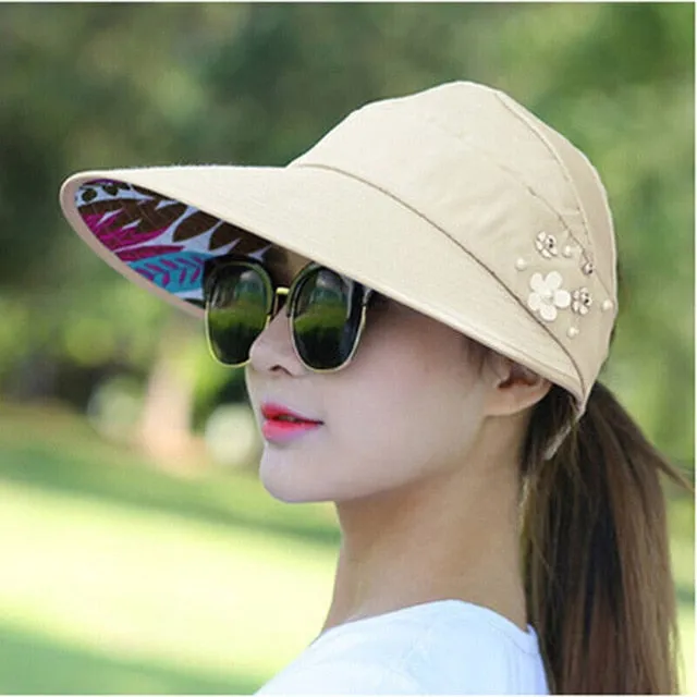 Women's Sun Fishing Beach Hat with UV Protection